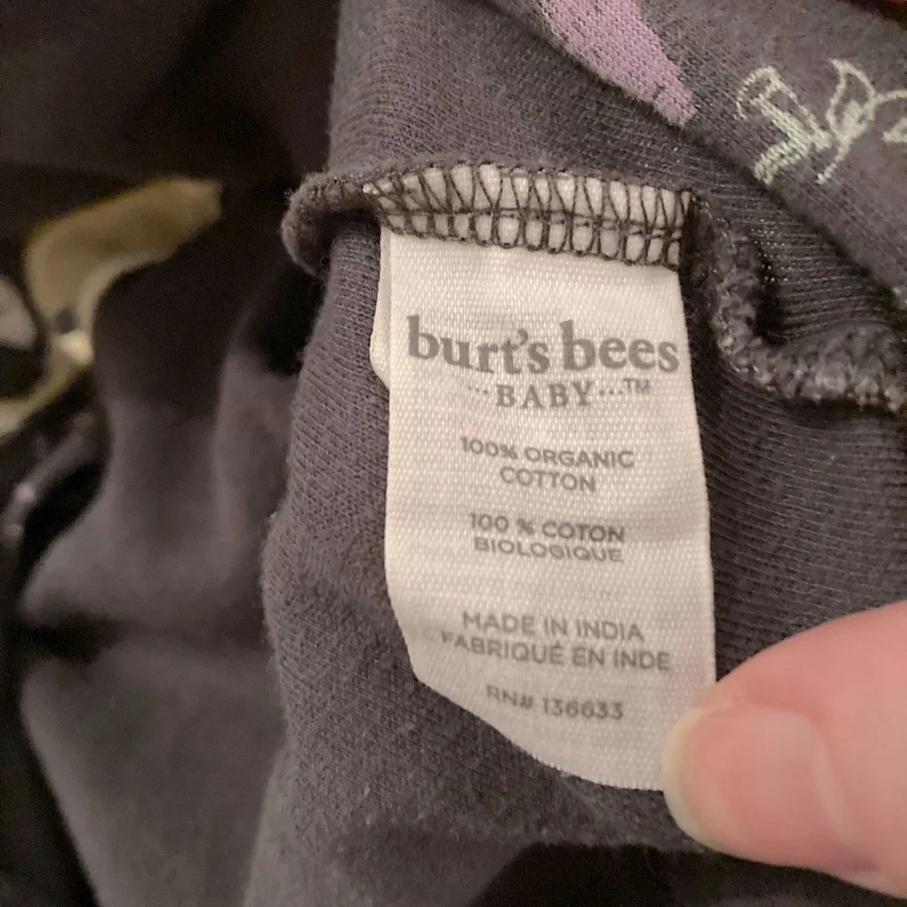 Burt’s Bees Baby School Play‎ Theme Footie Pajamas Sleeper 100% Organic Cotton